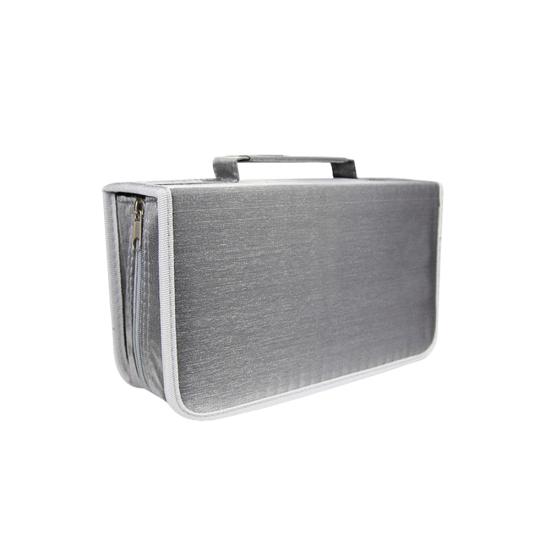 128 Discs DVD Zipper Album Storage CD Holder Case Wallet Carrying Bag Organizer