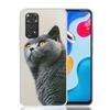 Coque de téléphone pour chat British Shorthair pour Xiaomi Redmi Note 15 14 13 12S 12 Pro Plus 11S 11E 11 11T 10S 10 Motif artistique doux Rouge
