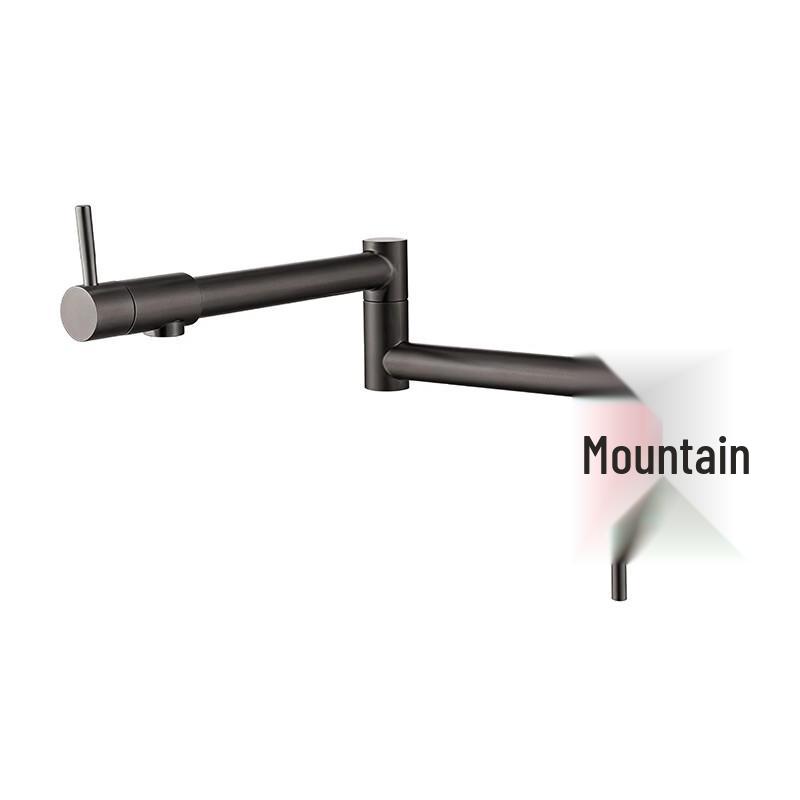 Handon Universal Retractable Folding Wall-Mounted Kitchen Faucet