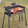 Griglia Portatile in Acciaio Inossidabile per Barbecue a Carbone