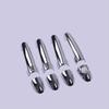 For Kia Rio Rio 5 2012 2013 2014 2015 2016 2017 New Pride New Chrome Car Door Handle Cover Trim Sticker Car Styling Accessories
