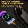 4 In 1 USB Type C Cable 6A Fast Charging for Huawei Redmi Samsung iPhone 16-12 11 Travel Wall Portable USBC Data Cord for Phone