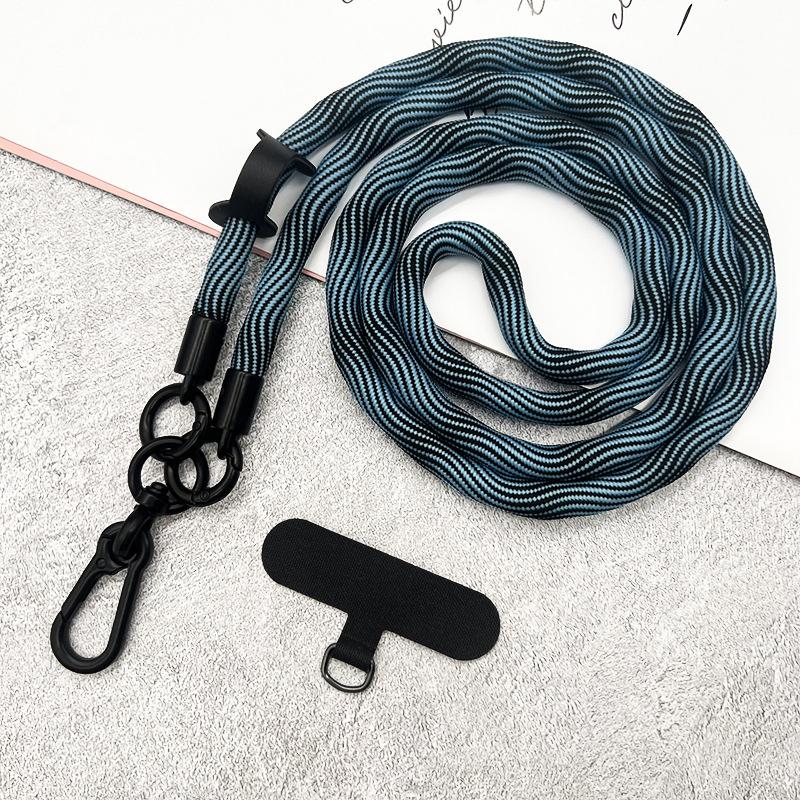 

Универсальный ремешок-цепочка длиной 120 см для чехла для телефона, спортивного скалолазания, цветной нейлоновый одинарный шнур