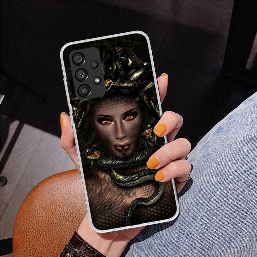 Medusa Greek Mythology Phnoe Case for Samsung Galaxy A17 A37 A57 A16 A26 A36 A56 A15 A14 A13 A55 A54 A53 A35 A34 A33 A25 A24 A23