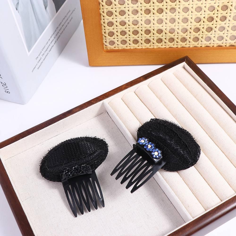 Invisible Puff Hair Head Cushion Flower Invisible Volume Hair Clip Elegant Hair Base  Girl