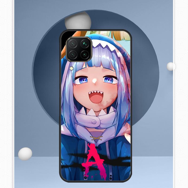 Gawr Gura Hololive Anime For Huawei Nova 12i 12s 11i 8i Y91 Y60 Y70 Y72 Y90 Y61 9 10 SE P20 P40 Lite P30 P60 Pro Case