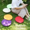 Candy Color Seat Cushion Simple Fabric Sponge Cushion Round Chair Cushion  Outdoor Picnic