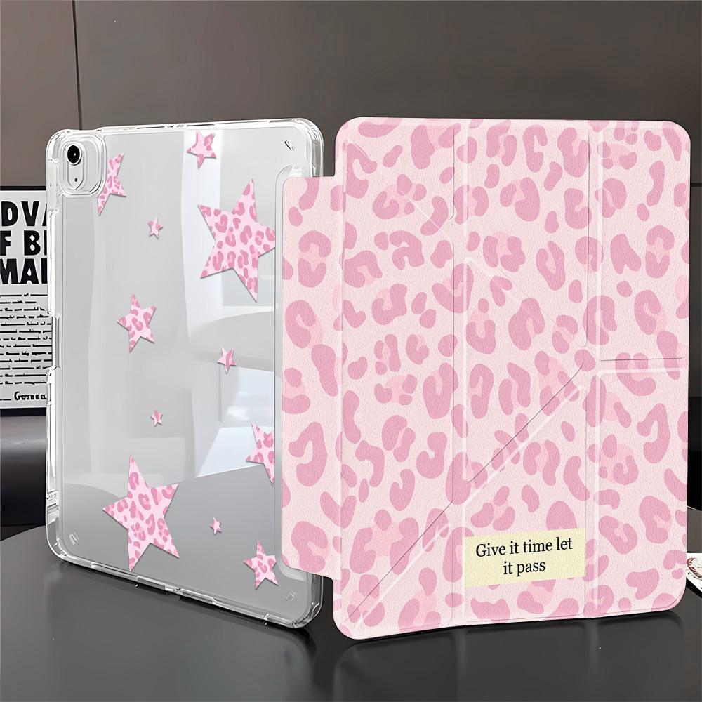Sterrenprint met luipaardpatroon zijn geschikt voor iPadPro 11-inch Y-randsticker, tabletbeschermhoes, iPad Pro 13-inch nichelevering.