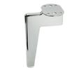 Loft furniture leg silver chrome height 18 cm
