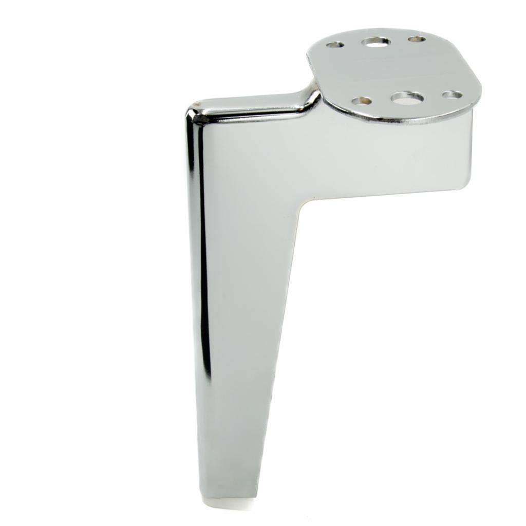 Loft furniture leg silver chrome height 18 cm