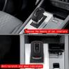 Car Gear Handle Buttons Cover Stickers Gear Knob Trim for