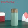 Japanese Retro Insulated Bottle With Wooden Lid For Office And Travel Use