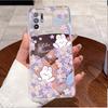 For Oppo A94 5G Reno 5Z CPH2211 Case Transparent Bumper Luxury Cute Love Heart Rabbit Funny Casing Back Cover Phone Case Fundas