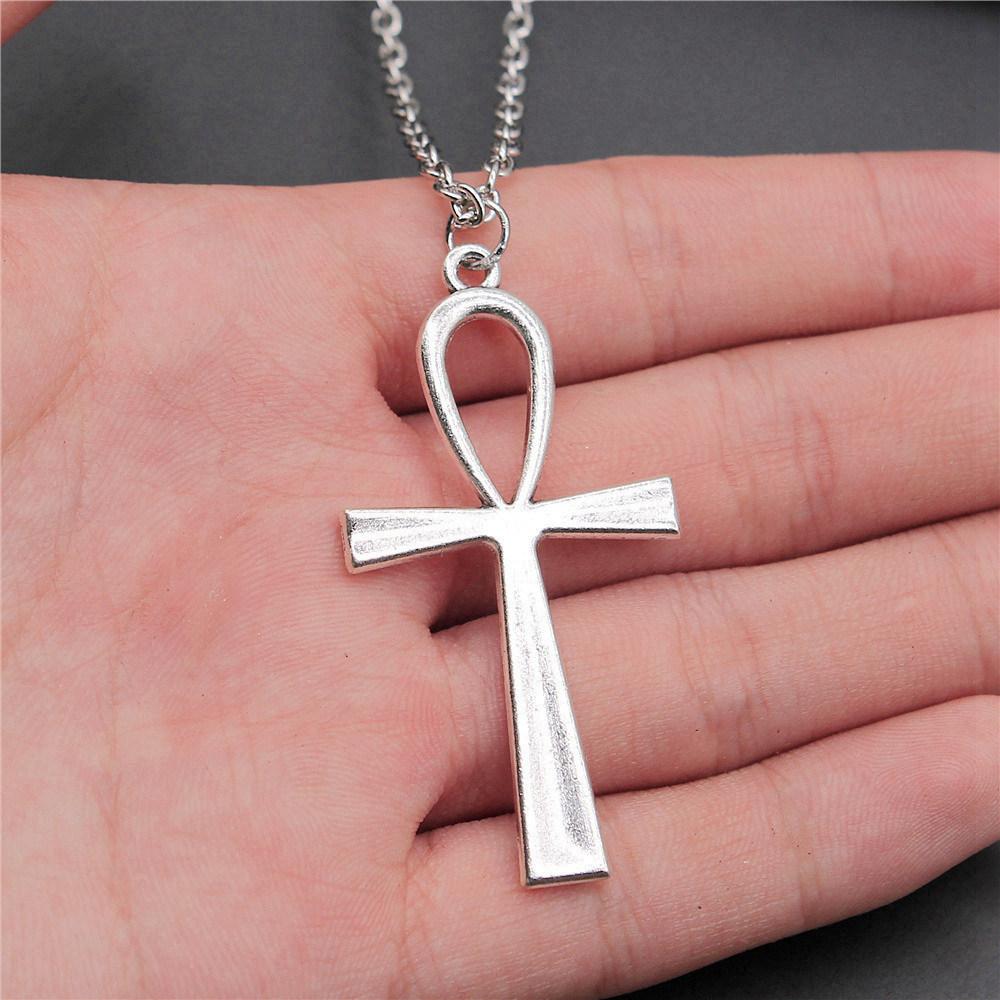 Betendes Kreuz Religiöses Amulett Anhänger Antike Bronze Metall Freund Halskette Neuankunft Geschenk