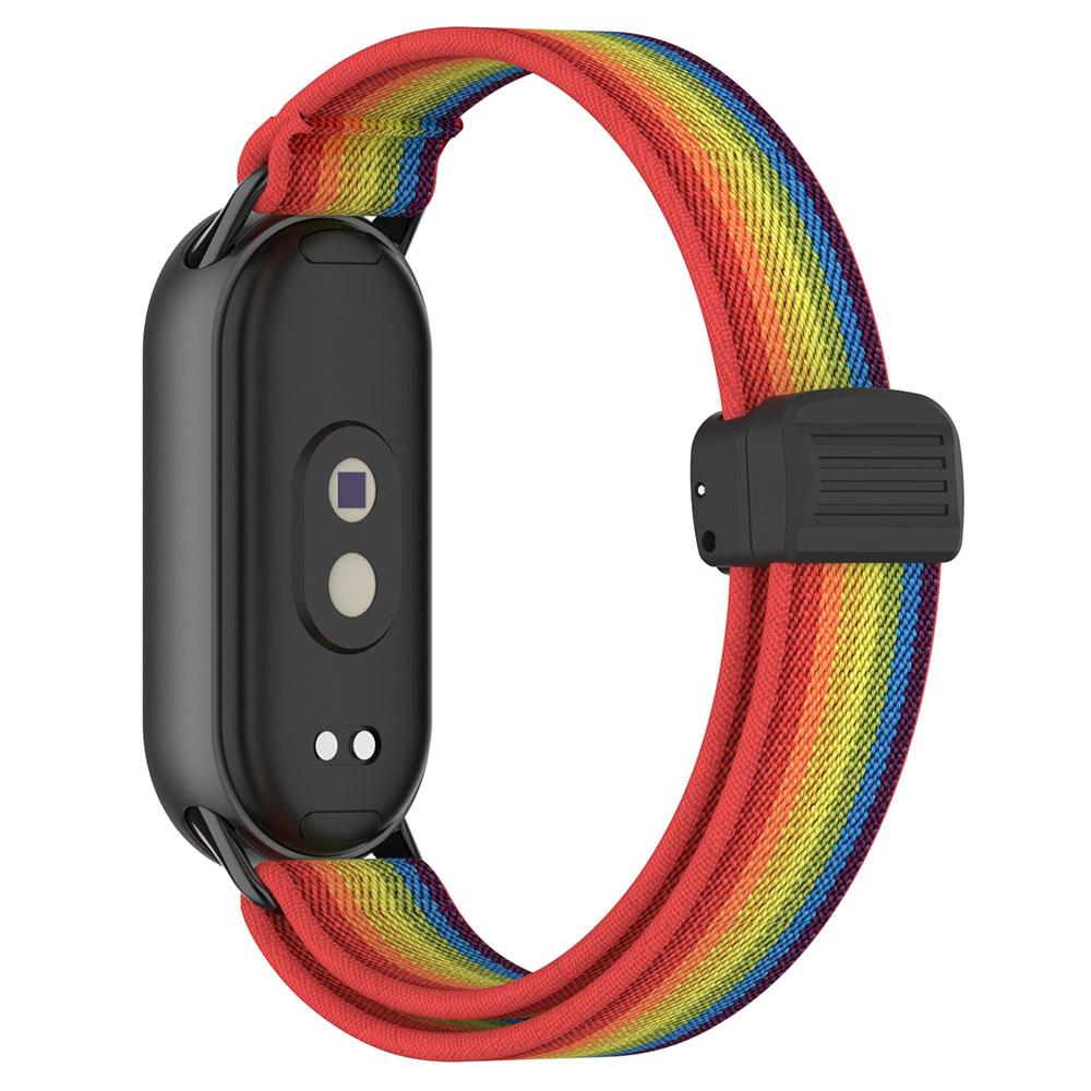

Nylon Watch Strap for Xiaomi Smart Band 10/9/9 NFC/8 Magnetic Clasp Adjustable Wristband M