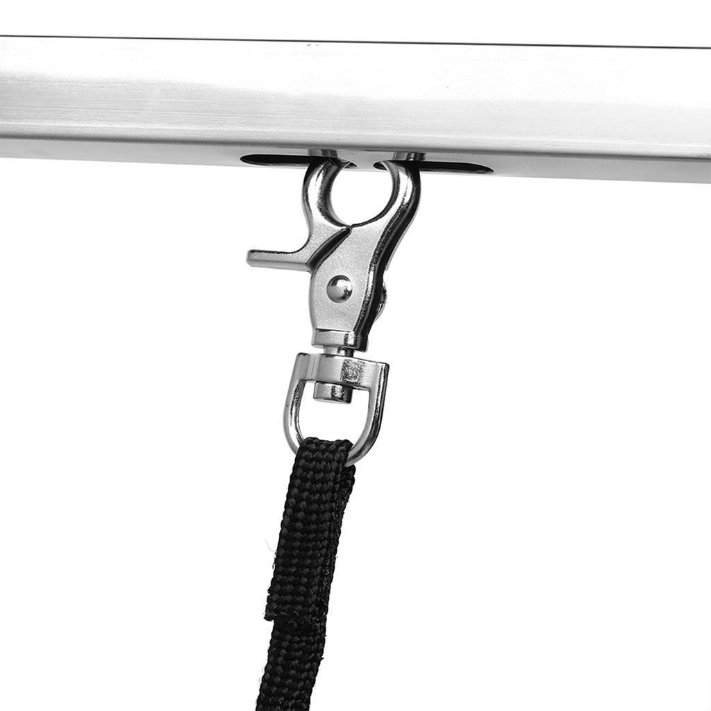 Stainless Steel Pet Grooming Table Beauty Desk Adjustable Height Clamp Holder for Dog Cat