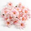 10Pcs Artificial Flower Heads For Home Room Decor Party Wedding Decoration New Year 2025 Gifts Craft Flower Wreath Accessories