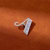 Metal Crystal Brooch Pin 26 English Letter Pins And Brooches Suit Shirt Badge Fashion Jewelry For Men And Women Accessories