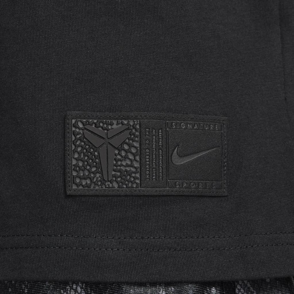 Nike Men's Black Crew Neck Cotton Short-Sleeve T-Shirt FZ8072-010