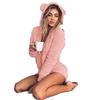 Macacão Longo com Capuz de Pelúcia Outono/Inverno 2024 Disponível Agora