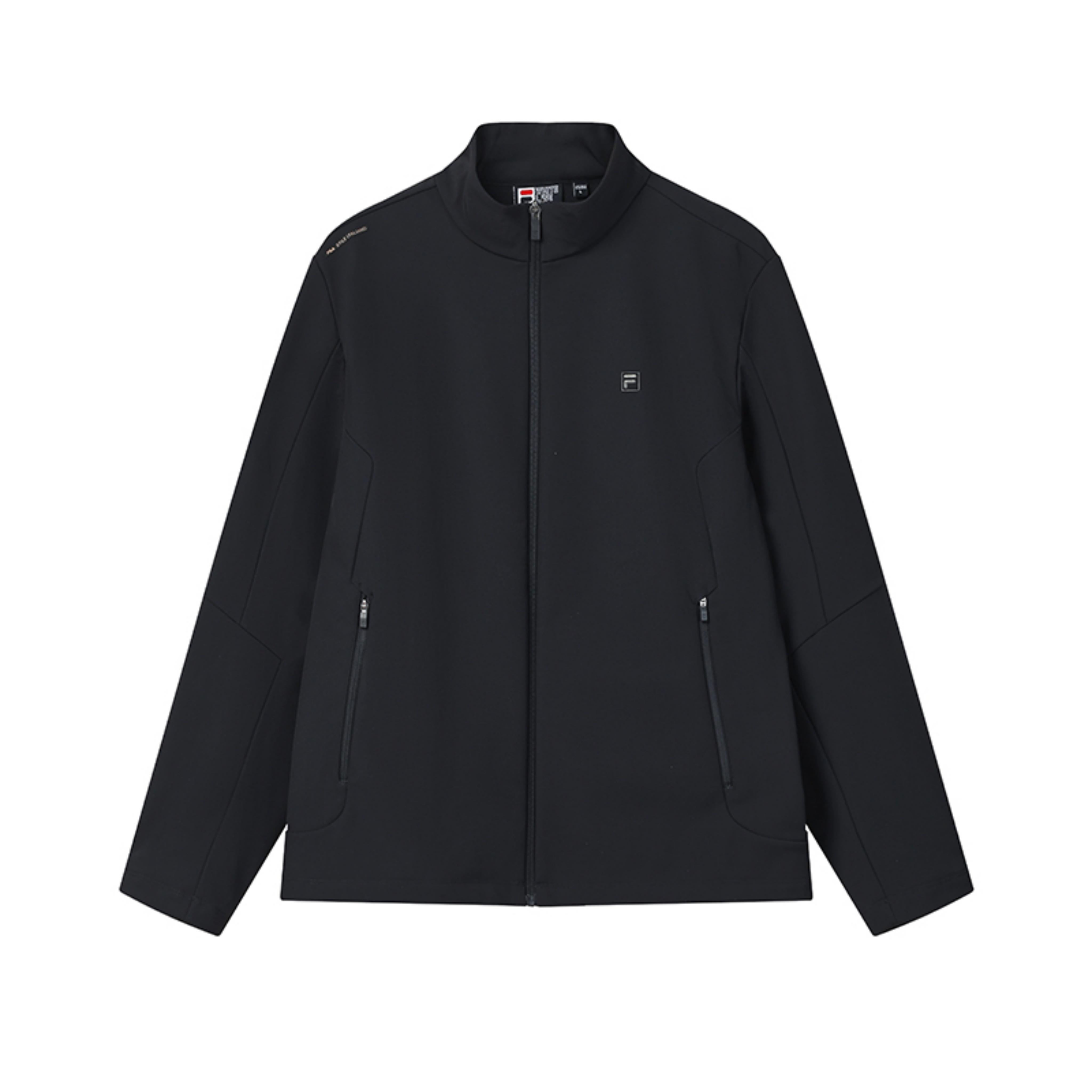 

FILA Fleece Lined Classic Fashion Simple Casual Comfortable Versatile Woven Jacket Men jackets White Legendary-Blue F11M613701FNV M