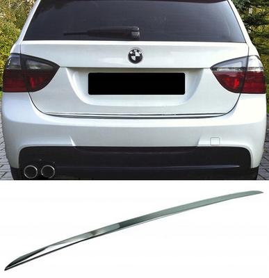 BMW 3 E91 Estate - Chrome Trunk Trim - Tailgate Accent - Premium Car Rear Detail - Shine Enhancer Tuning On the Tailgate