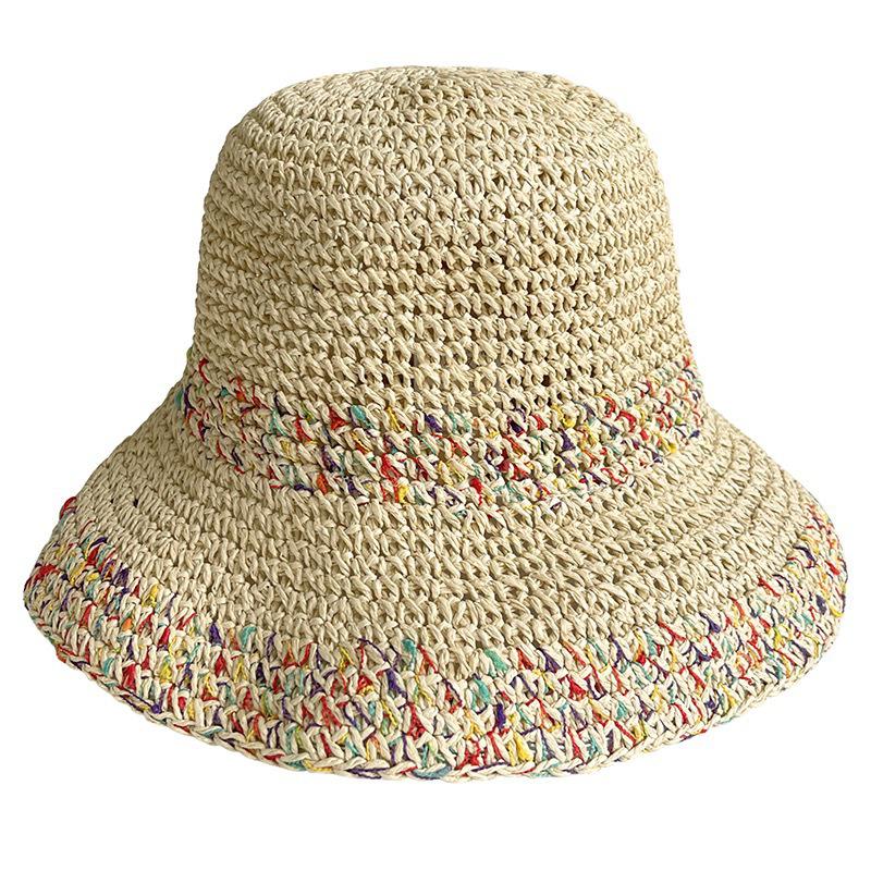 Summer Hats For Women Sun Hat Breathable Sunshade Bucket Hat Beach Accessories Bohemia Style Sunhat Cap New