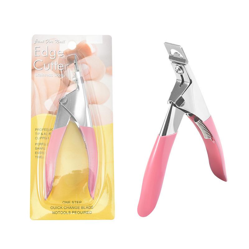 U-Shaped Stainless Steel Nail Clipper for Manicure and Gel Extension