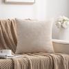 Pillow Cover Chenille Living Room Sofa Simple Modern Double-sided Solid Color Cushion Cover Core-free Bedside Pillow Backrest