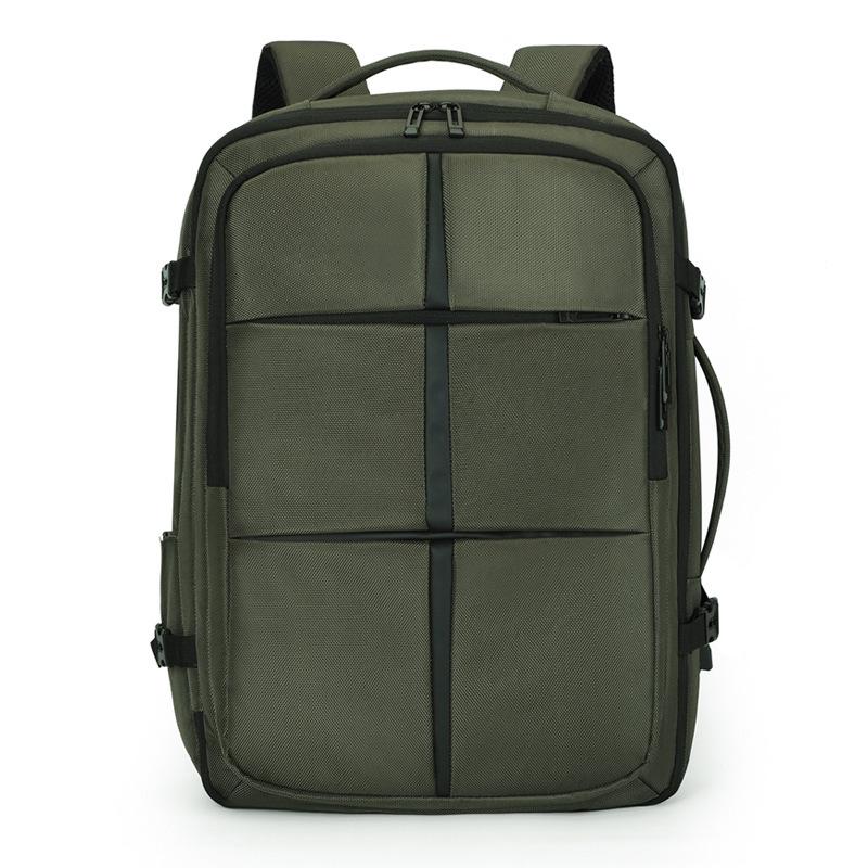 

Water-Resistant Expandable Men s Backpack - Large Capacity for Travel, Business, and Laptop Use 45*31*18CM зелений
