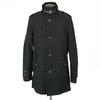 Perfect Suit Factory Stand Collar Coat Men’s LL Black Coat Jacket Jumper