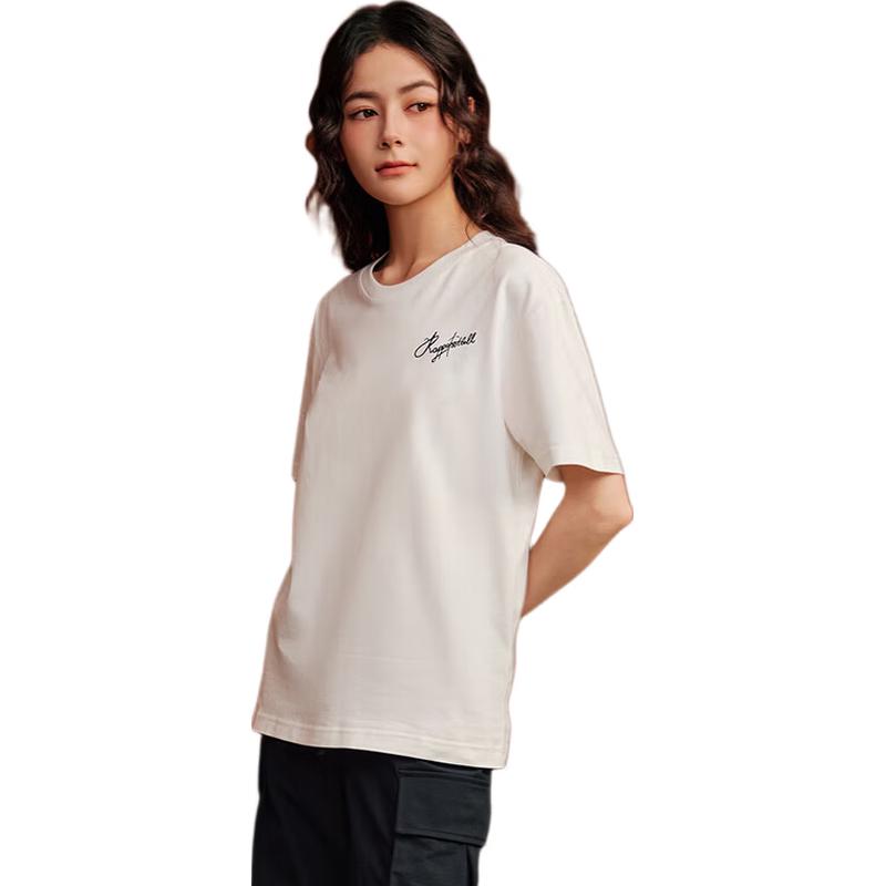 Kappa Unisex 2025 Summer Embroidered Casual T-Shirt 2XL