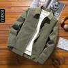 Mens Oversized Casual Down Jacket With Turn-Down Collar Lightweight Winter Coat Urban Streetwear