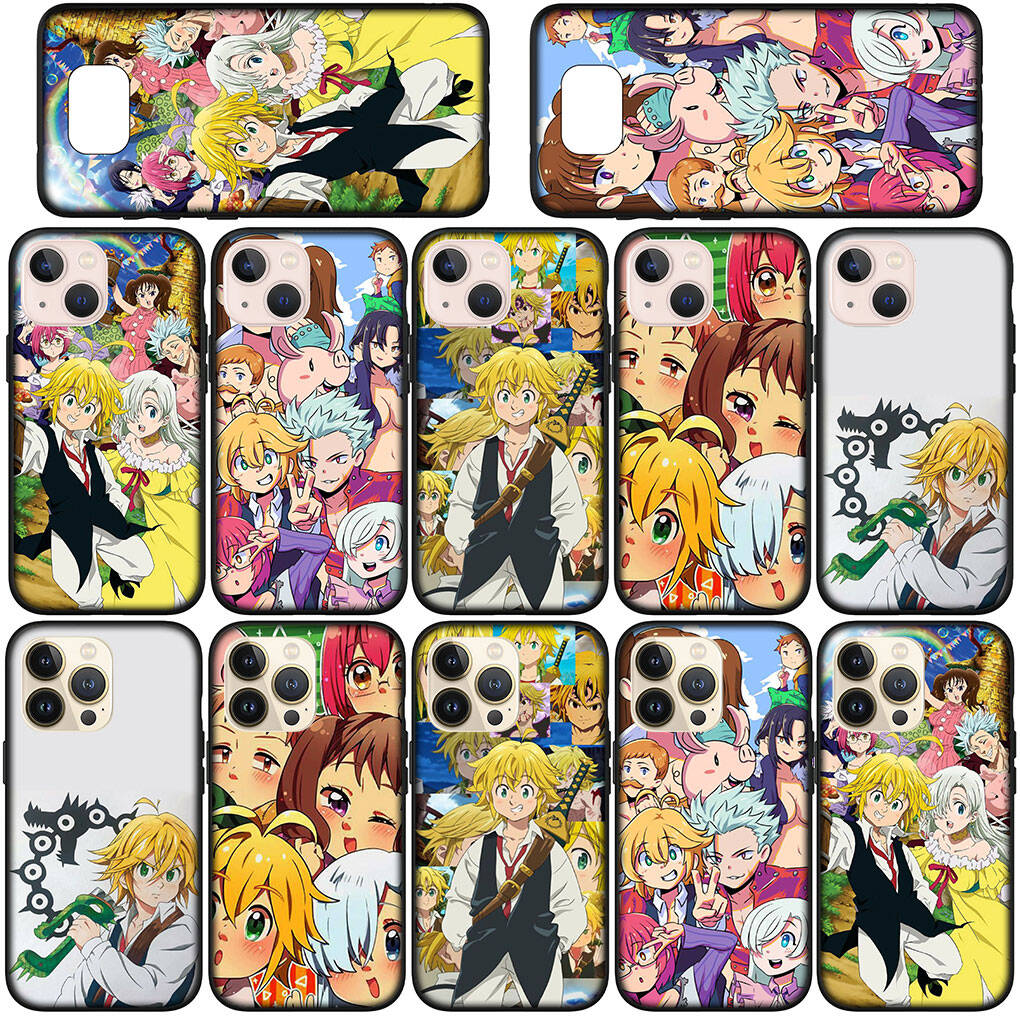 Phone Case for iPhone 17 16 15 Plus X Huawei P30 P20 Lite Redmi Note 14 12 11 13 Pro Max OPPO A60 A80 A40 A18 A38 A54 Seven Deadly Sins Meliodas Cover
