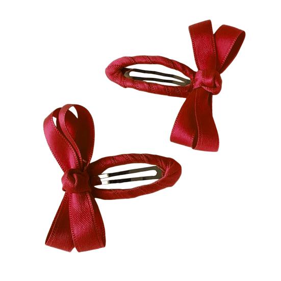 1 Paar Baby Haarspangen Leuchtende Farbe Kleinkind Haarspangen Schleifchenform Haarspangen für Mädchen Seitenhaar Pony Haarschmuck