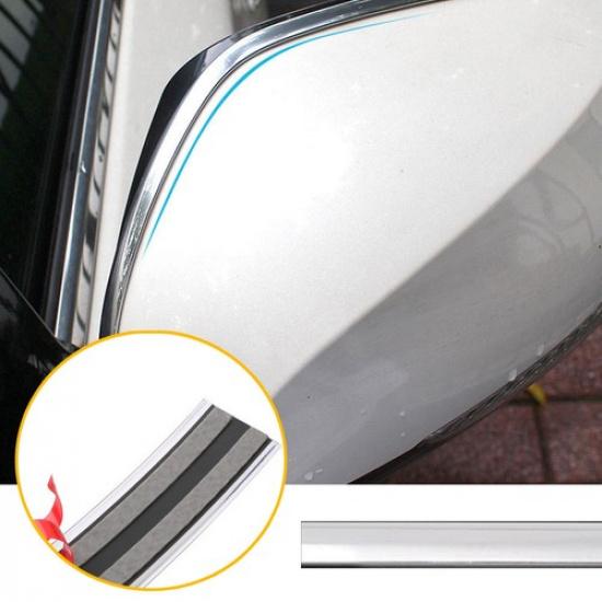 300CM Car Door Edge Chrome Strip Bumper Protector Sticker Trim Tape Accessories