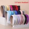 High Crown Handmade 3.0 Cloth-Wrapped Wide Edge Headband for Children - DIY Hairband Accessories and Ornaments