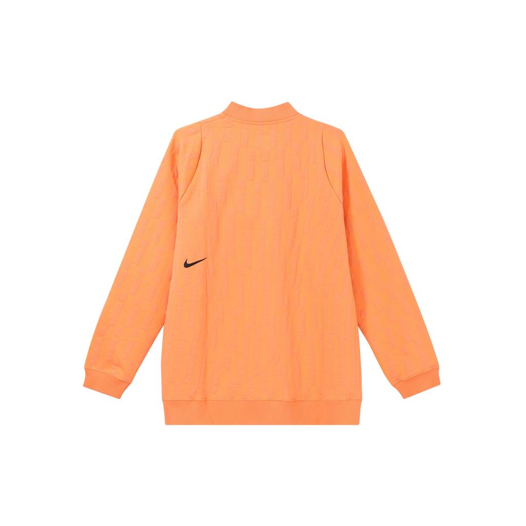 Nike Pevný logo pulóver s okrúhlym výstrihom Športová mikina Dámska mikina Oranžová CZ8943-858
