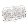 3PCS Fryer Rack Set 304 Stainless Steel Stackable Multi Layer Rectangular Dishwasher Safe Fryer
