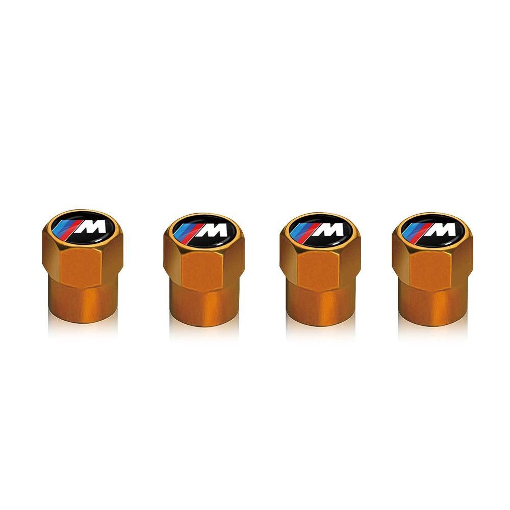 New 4Pcs Car Wheel Tire Valve Caps Air Stem Covers for BMW M E34 E36 E60 E90 E46 F10 F20 F30 X5 X6 X1 M3 M5 M6 E71 Accessories