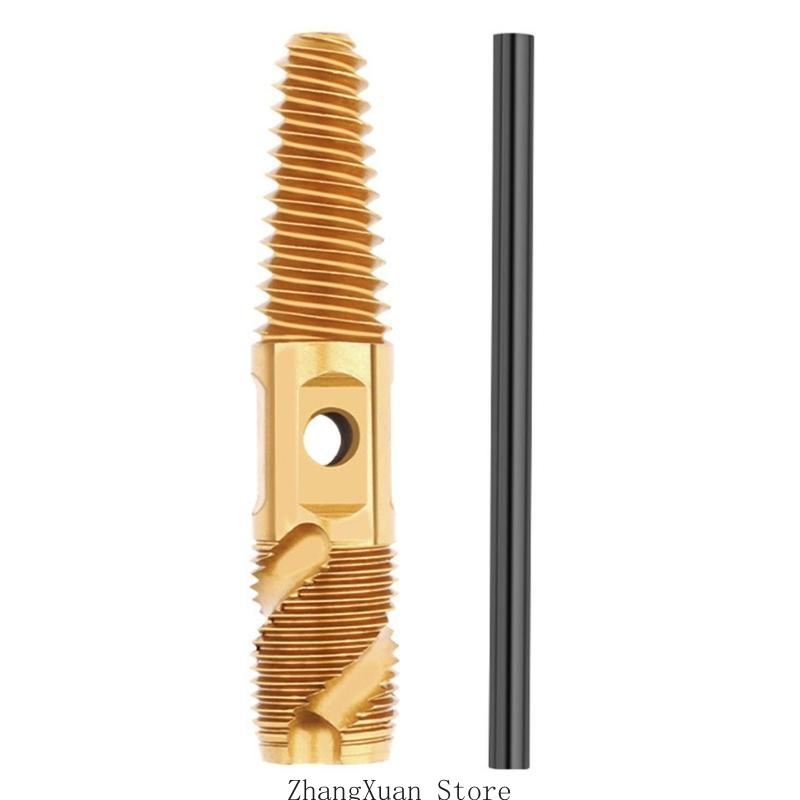 Broken Water Pipe Screw Extractor Water Pipe Screw Removal Tool 1/2 3/4 Inch Pipes Valves Faucet Screw Extractor 3XUF