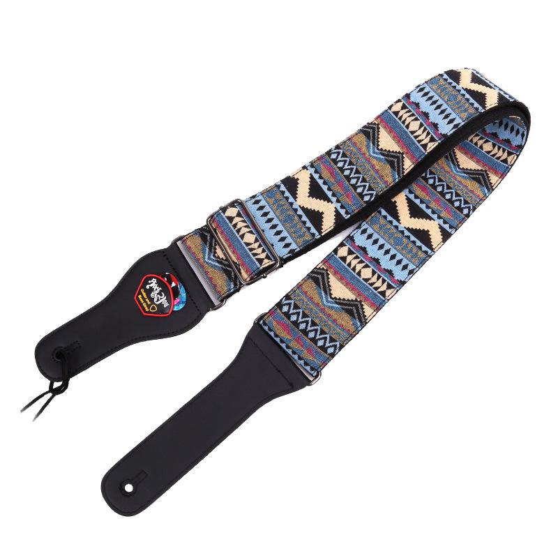 Acoustic & Electric No-Hole Anti-Drop Guitar and Bass Shoulder Strap