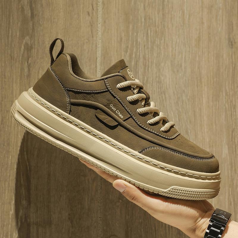 

Мужская обувь лето дышащая повседневная обувь для скейтборда подростковое ощущение спорт увеличение роста модная обувь новая мода 44