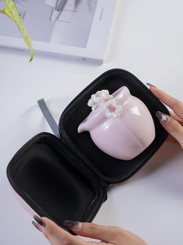 Portable Ceramic Tea Set for Women