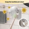 5 Pcs Toothbrush Holder Wall Mounted Protect Toothbrush Hygiene, Toothbrush Covers Head Cap for All Toothbrushes