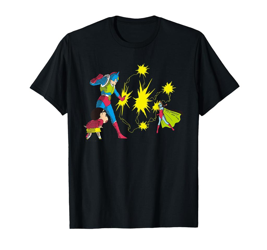 [Movie] Crayon Shin-chan: Action Kamen Vs. High-Gle Demon King Comic Touch Color T-Shirt