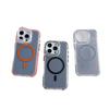 Applicable to iPhone17ProMax Xuncai carbon fiber pattern magnetic suction bracket mobile phone case Apple 16Pro anti-drop cover