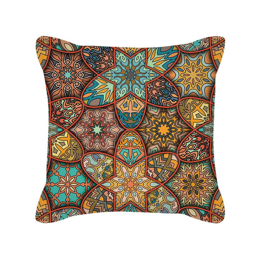 New Product Pillow Ins Nordic Style Geometric Pattern Plush Pillow Cover Sofa Cushion Cover