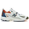 New Balance Nb 828 Retro Fabric Synthetic Leather Low Top Running Shoes Unisex sneaker White Blue Orange ML828NB