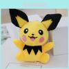 Fluffy Pikachu Plush Toy Keychain Soft And Cute Stuffed Doll For Bags